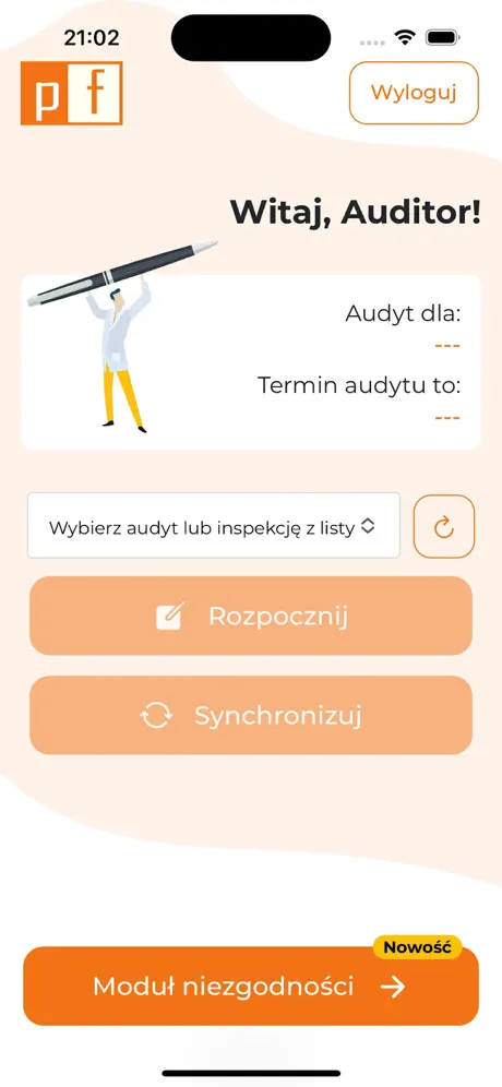 PackFood Audit — aplikacja mobilna